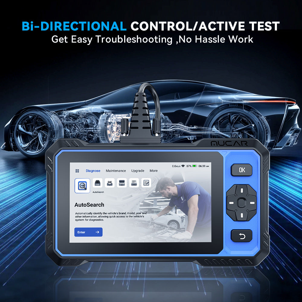 AI Bidirectional OBD2 Scanner for DIYers | MUCAR 632 (4 Systems) – MUCARUS