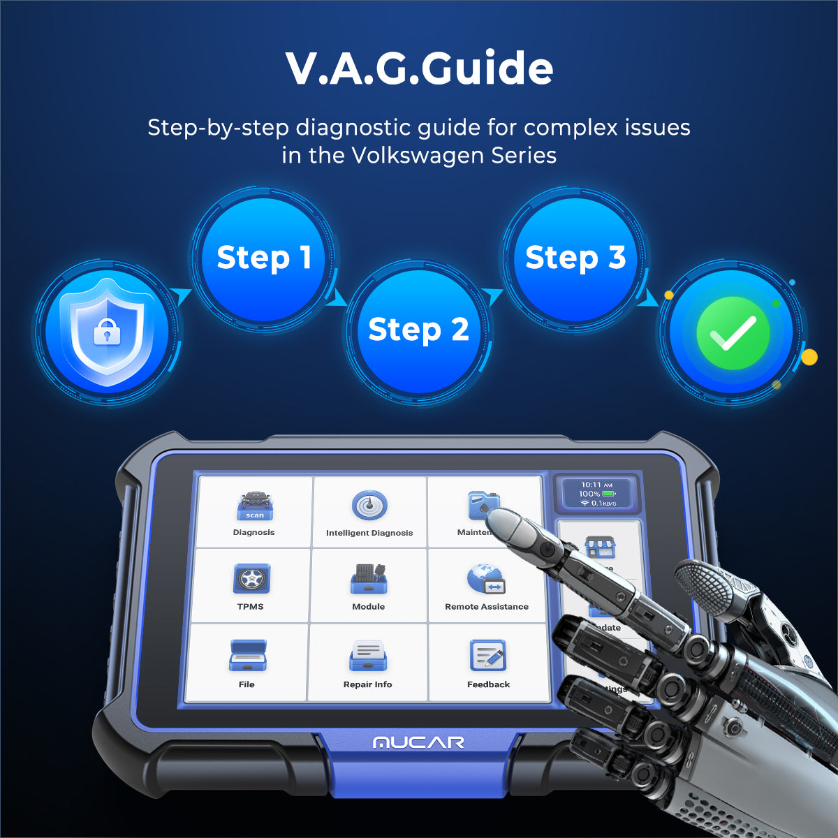 MUCAR VO8 | ECU Coding Bi-Directional Automotive Diagnostic Tool – MUCARUS