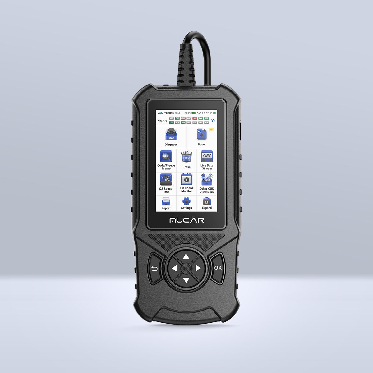 Nucar Scanner MUCAR VO7 Bluetooth Diagnostic Scanner: ECU Coding & Bi-Directional ...